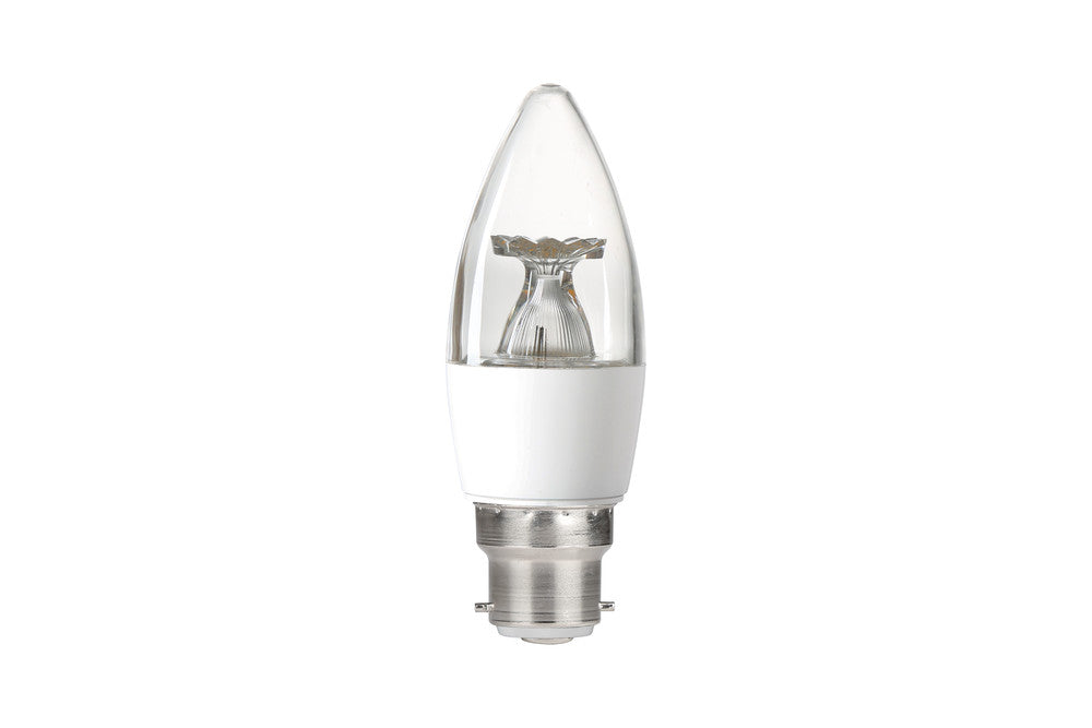 CANDLE BULB B22 250LM 2.9W 4000K NON-DIMM 240 BEAM CLEAR INTEGRAL - ILCANDB22NE081