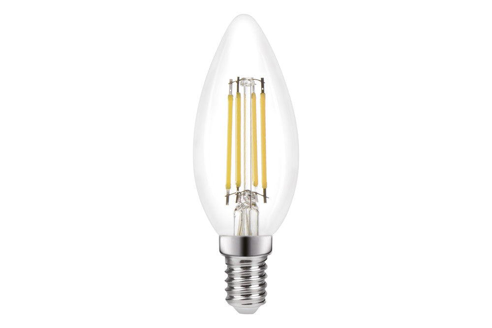 OMNI FILAMENT CANDLE BULB E14 470LM 4.2W 4000K DIMMABLE 320 BEAM CLEAR FULL GLASS INTEGRAL - ILCANDE14DE077