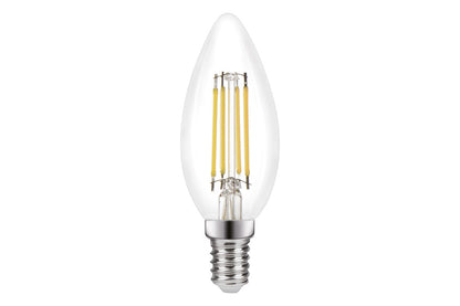 OMNI FILAMENT CANDLE BULB E14 470LM 4.2W 4000K DIMMABLE 320 BEAM CLEAR FULL GLASS INTEGRAL - ILCANDE14DE077