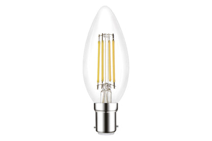 OMNI FILAMENT CANDLE BULB B15 470LM 4.2W 4000K DIMMABLE 320 BEAM CLEAR FULL GLASS INTEGRAL - ILCANDB15DE078