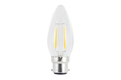 OMNI FILAMENT CANDLE BULB B22 250LM 2.0W 4000K NON-DIMM 320 BEAM CLEAR INTEGRAL - ILCANDB22NE070