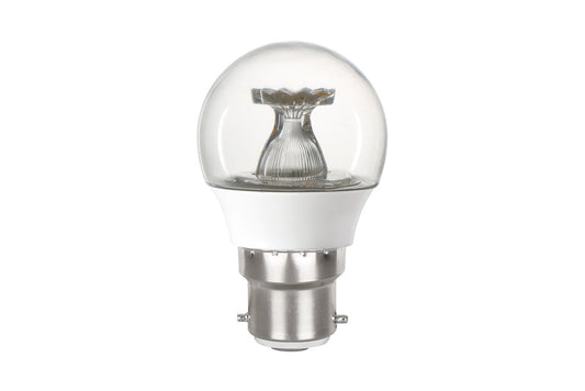 GOLF BALL BULB B22 470LM 4.9W 4000K DIMMABLE 220 BEAM CLEAR INTEGRAL - ILGOLFB22DE089