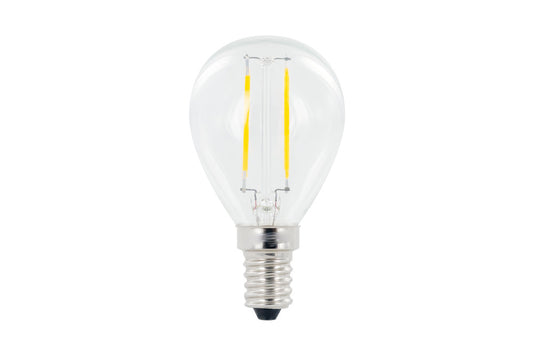 OMNI FILAMENT GOLF BALL BULB E14 250LM 2W 4000K NON-DIMM 320 BEAM CLEAR INTEGRAL - ILGOLFE14NE069