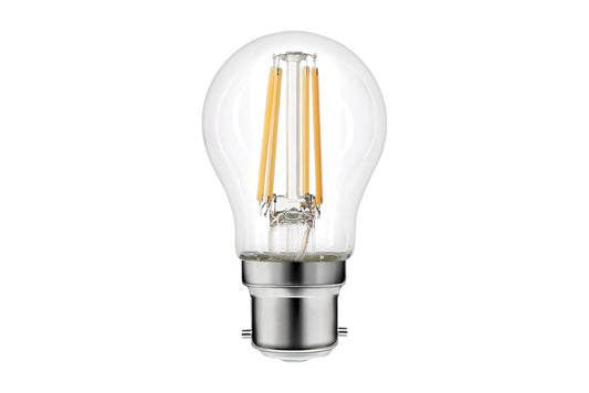 OMNI FILAMENT GOLF BALL BULB B22 470LM 3.4W 4000K DIMMABLE 320 BEAM CLEAR FULL GLASS INTEGRAL - ILGOLFB22DE071