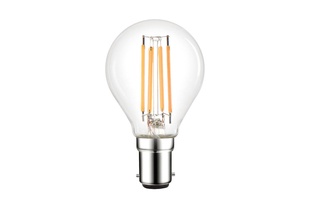 OMNI FILAMENT GOLF BALL BULB B15 470LM 3.4W 4000K DIMMABLE 320 BEAM CLEAR FULL GLASS INTEGRAL - ILGOLFB15DE074