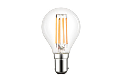 OMNI FILAMENT GOLF BALL BULB B15 470LM 3.4W 4000K DIMMABLE 320 BEAM CLEAR FULL GLASS INTEGRAL - ILGOLFB15DE074