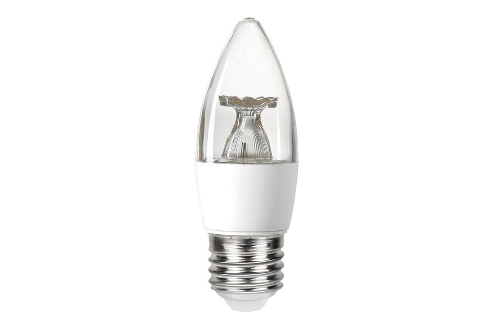 CANDLE BULB E27 470LM 4.9W 4000K NON-DIMM 240 BEAM CLEAR INTEGRAL - ILCANDE27NE085