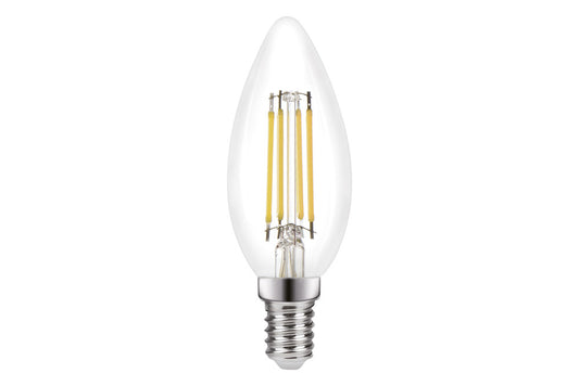 OMNI FILAMENT CANDLE BULB E14 470LM 3.4W 4000K NON-DIMM 330 BEAM CLEAR INTEGRAL - ILCANDE14NE074