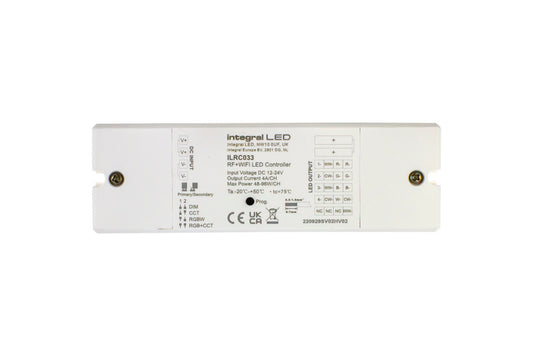 WIFI & RF UNIVERSAL RECEIVER APP CONTROLLED RGB+CCT 12-24V CONSTANT VOLTAGE 240W(12V) AND 480W(24V) - ILRC033