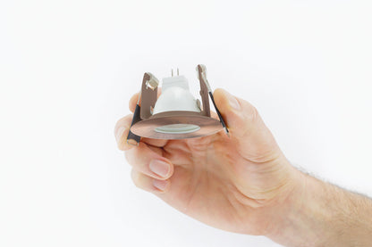 EVOFIRE MINI FIRE RATED DOWNLIGHT 45MM CUTOUT IP65 COPPER ROUND INTEGRAL - ILDLFR45D043