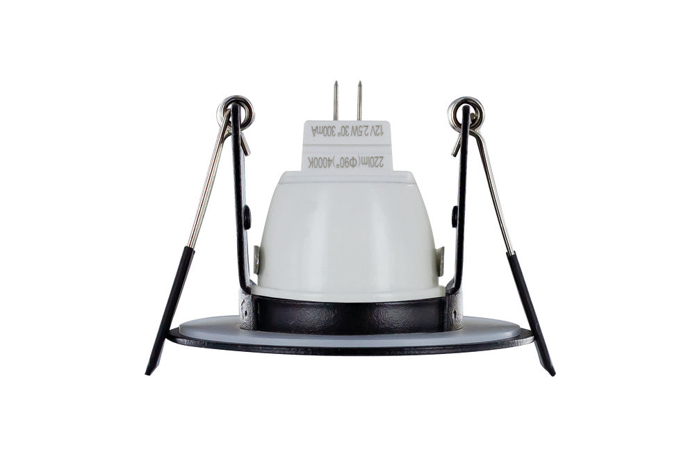 EVOFIRE MINI FIRE RATED DOWNLIGHT 45MM CUTOUT IP65 BLACK ROUND INTEGRAL - ILDLFR45D040