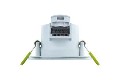 COMPACT ECO LED DOWNLIGHT IP65 FIXED 5.5W 550LM 3000/4000/6500K SWITCHABLE CCT 100LM/W 38 DEG BEAM DIMMABLE 68MM CUT OUT - ILDL68G003