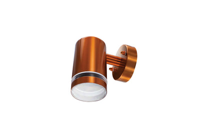 OUTDOOR STAINLESS STEEL DOWN WALL LIGHT IP65 1xGU10 COPPER INTEGRAL - ILDED040