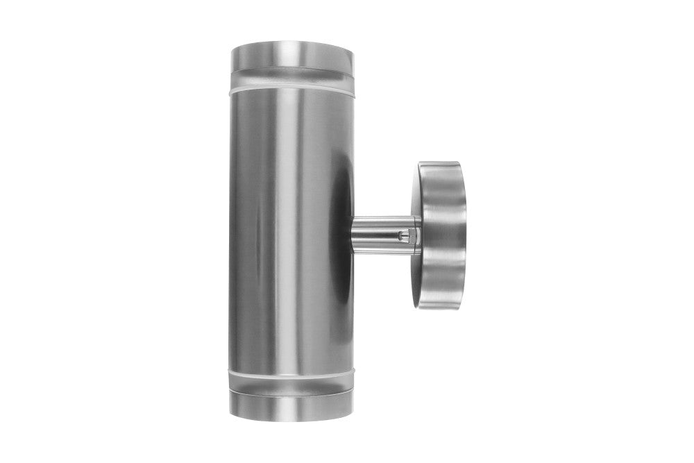 OUTDOOR STAINLESS STEEL UP AND DOWN WALL LIGHT IP65 2xGU10 STEEL INTEGRAL - ILDED041
