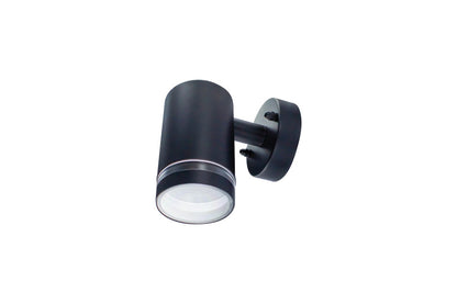 OUTDOOR STAINLESS STEEL DOWN WALL LIGHT IP65 1xGU10  BLACK INTEGRAL - ILDED039