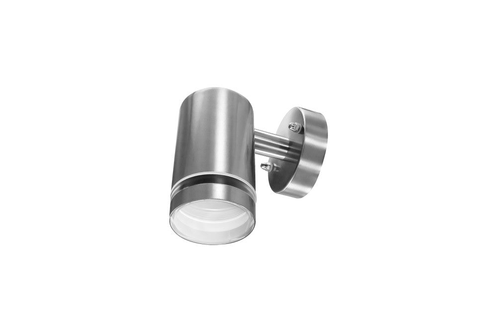 OUTDOOR STAINLESS STEEL DOWN WALL LIGHT IP65 1xGU10 STEEL INTEGRAL - ILDED038
