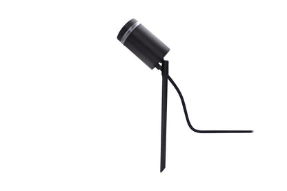 OUTDOOR STAINLESS STEEL SPIKE SPOTLIGHT IP65 1xGU10 BLACK INTEGRAL - ILDED051