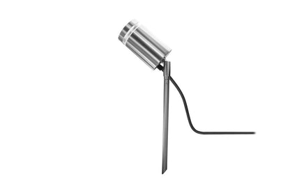 OUTDOOR STAINLESS STEEL SPIKE SPOTLIGHT IP65 1xGU10 STEEL INTEGRAL - ILDED050