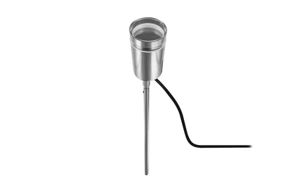 OUTDOOR STAINLESS STEEL SPIKE SPOTLIGHT IP65 1xGU10 STEEL INTEGRAL - ILDED050