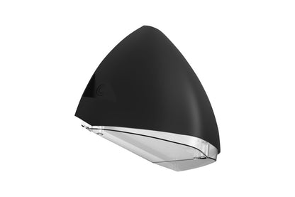 OUTDOOR MIDI COBRA WALL PACK 3HR EMERGENCY POWER & CCT SELECTABLE 7/8/10/12W 910LM to 1560LM 3000K/4000K 130LM/W BLACK RAL9005 - ILWPE007