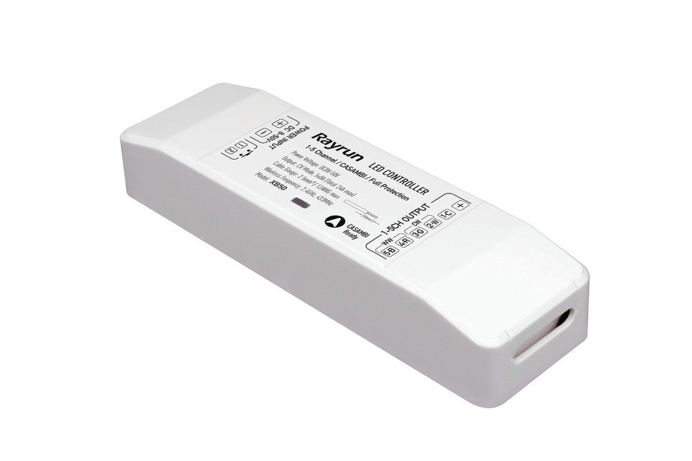 CASAMBI BLE MESH RECEIVER RGB+CCT 8-50VDC IP20 288W(12V) 576W(24V) AND 1152W(48V) - ILCTCAS-XB50