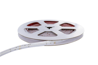 COB HIGH UNIFORMITY PRO STRIP IP65 5M PACK RGB+W 4000K 24V 15W/M 1344LED/M 12MM WIDTH BUILT-IN STEEL LINING - ILSTRGBWB346E