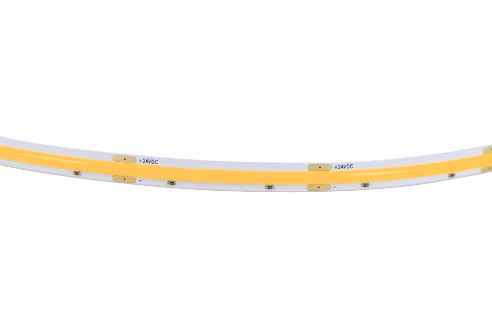 COB HIGH UNIFORMITY PRO STRIP IP20 30M REEL 2700K 24V 10W/M 849LM/M CRI90+ 480LED/M 8MM WIDTH BUILT-IN  STEEL LINING - 5M MAX RUN - ILSTWHIA324E