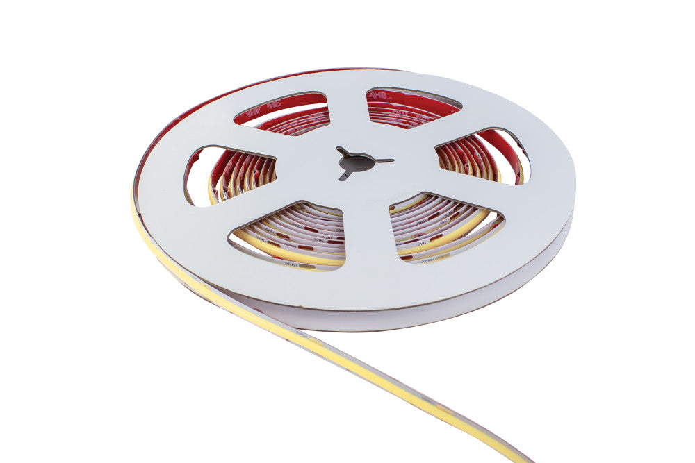 COB HIGH UNIFORMITY+ STRIP IP20 5M PACK 6500K 24V 10W/M 1206LM/M CRI80 480LED/M 8MM WIDTH 115 BEAM - ILSTWHIA369E