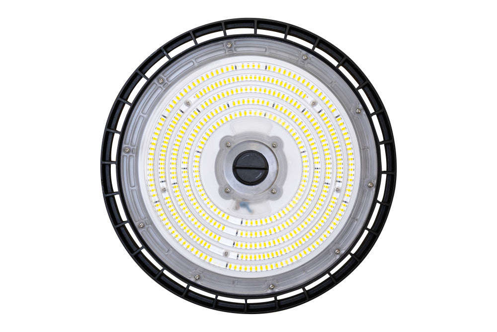 PERFORM PRO MAX CIRCULAR HIGH BAY 120W/160W/200W 70CRI 190LM/W IP65 IK08 38000LM 4000K 90° DIMMABLE ZHAGA 18 SENSOR READY - ILHBC352