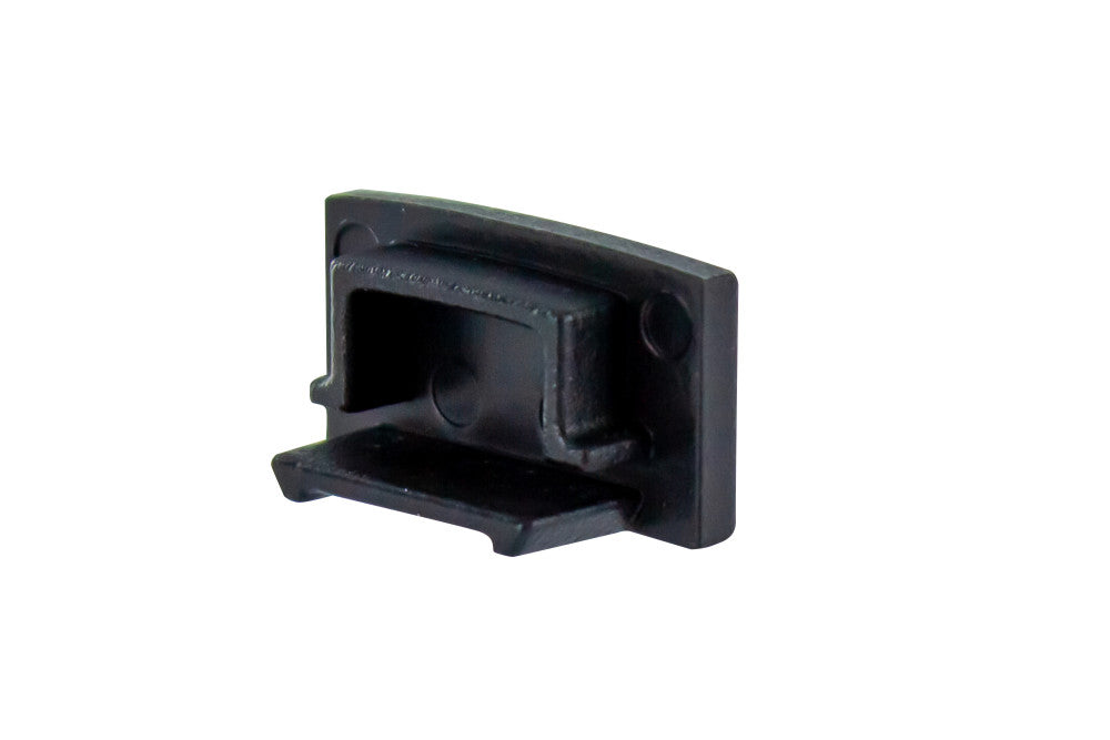 PROFILE ENDCAP WITHOUT CABLE ENTRY BLACK FINISH FOR ILPFS048B AND ILPFS049B - ILPFA051B