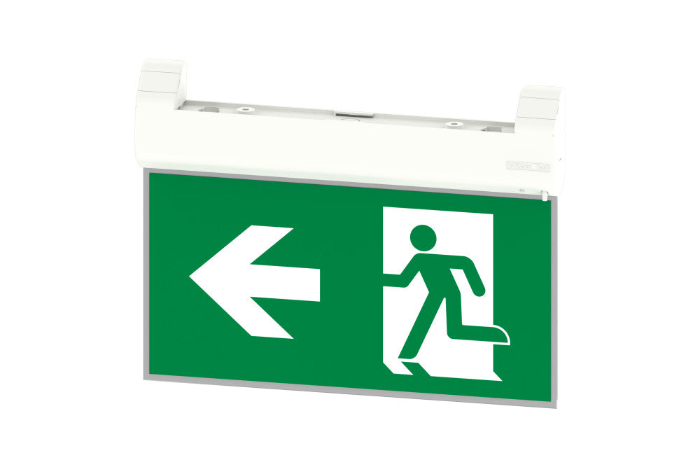 EMERGENCY EXIT MULTIFIT SIGN 1W 50LM 3HR MAINTAINED OR NON MAINTAINED 25M VIEWING INCLUDING UP DOWN LEFT RIGHT LEGENDS MANUAL TEST INTEGRAL LED - ILEMES057