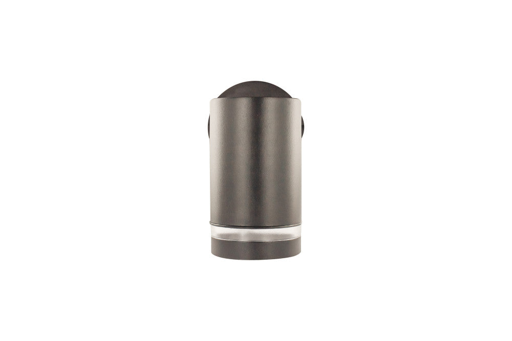 OUTDOOR STAINLESS STEEL DOWN WALL LIGHT IP65 1xGU10 ANTHRACITE GREY INTEGRAL - ILDED059