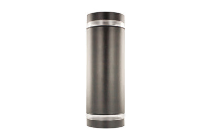 OUTDOOR STAINLESS STEEL UP AND DOWN WALL LIGHT IP65 2xGU10 ANTHRACITE GREY INTEGRAL - ILDED060