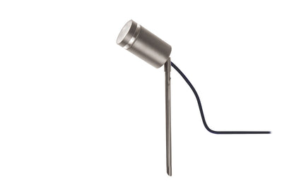 OUTDOOR STAINLESS STEEL SPIKE SPOTLIGHT IP65 1xGU10 ANTHRACITE GREY INTEGRAL - ILDED064