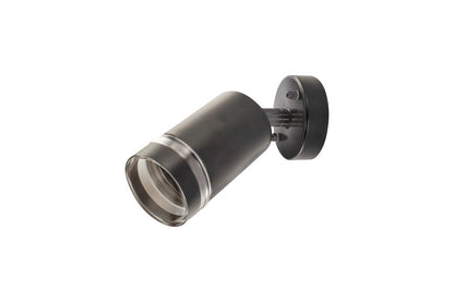 OUTDOOR STAINLESS STEEL ADJUSTABLE WALL SPOTLIGHT LIGHT IP65 1xGU10 ANTHRACITE GREY INTEGRAL - ILDED063