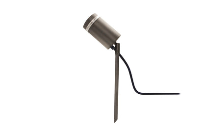 OUTDOOR STAINLESS STEEL SPIKE SPOTLIGHT IP65 1xGU10 ANTHRACITE GREY INTEGRAL - ILDED064