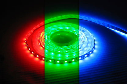 LED STRIP RGB IP20 5M PACK 24V 14.4W/M 660LM/M 60LED/M 12MM WIDTH 115 BEAM - MAX RUN 10M - ILSTRGBA376E