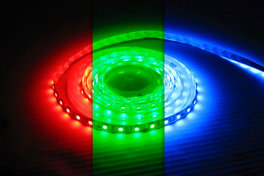 LED STRIP RGB IP20 5M PACK 24V 14.4W/M 660LM/M 60LED/M 12MM WIDTH 115 BEAM - MAX RUN 10M - ILSTRGBA376E