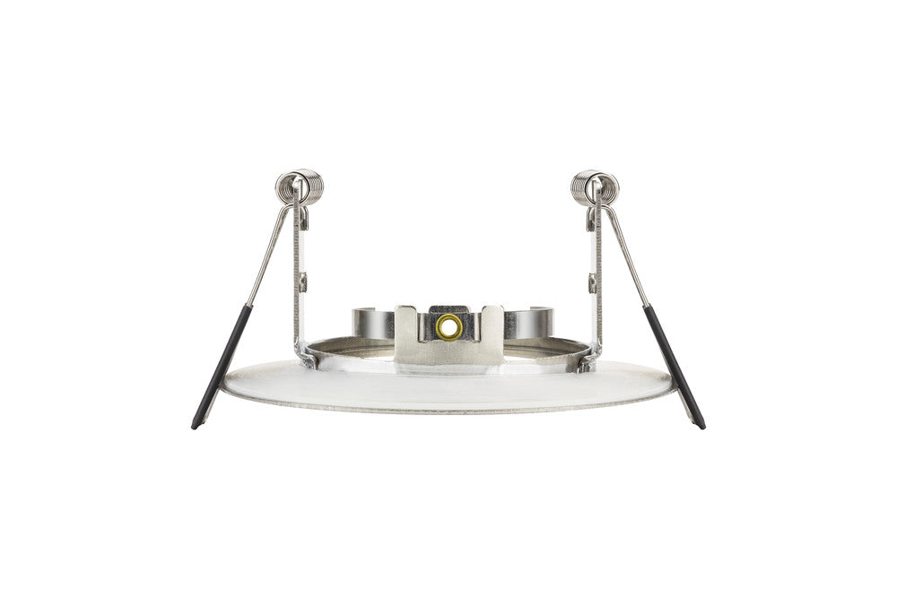 EVOFIRE FIRE RATED DOWNLIGHT 70MM CUTOUT IP65 SATIN NICKEL ROUND +GU10 HOLDER INTEGRAL - ILDLFR70D002