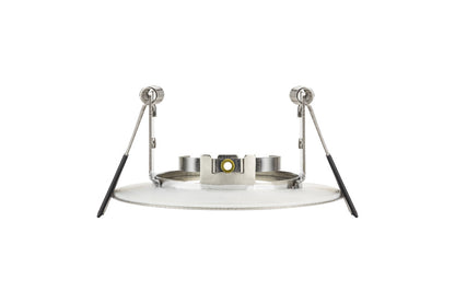 EVOFIRE FIRE RATED DOWNLIGHT 70MM CUTOUT IP65 SATIN NICKEL ROUND +GU10 HOLDER INTEGRAL - ILDLFR70D002