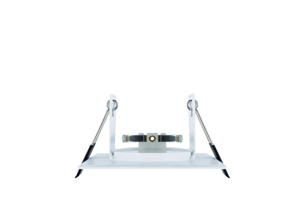 EVOFIRE FIRE RATED DOWNLIGHT 70MM CUTOUT IP65 WHITE SQUARE +GU10 HOLDER INTEGRAL - ILDLFR70D007