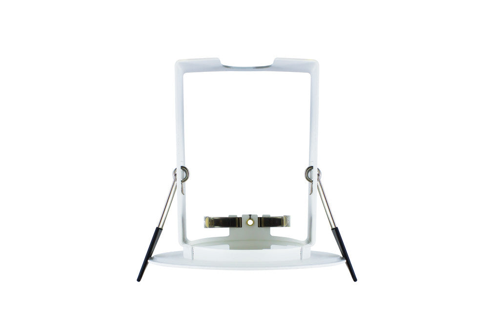 EVOFIRE FIRE RATED DOWNLIGHT 70MM CUTOUT IP65 WHITE ROUND +GU10 HOLDER & INSULATION GUARD INTEGRAL - ILDLFR70D003