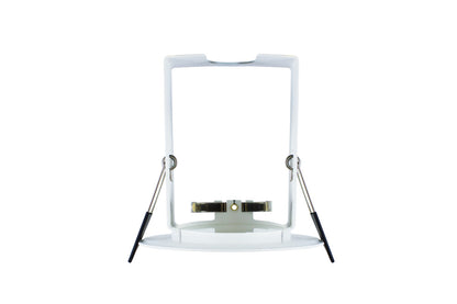 EVOFIRE FIRE RATED DOWNLIGHT 70MM CUTOUT IP65 WHITE ROUND +GU10 HOLDER & INSULATION GUARD INTEGRAL - ILDLFR70D003