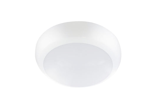 TOUGH SHELL PRO BULKHEAD 325MM DIA IP66 8/12/16W 3000/4000/6000K IK10 120 BEAM NON-DIMM WHITE 120LM/W - ILBHA070