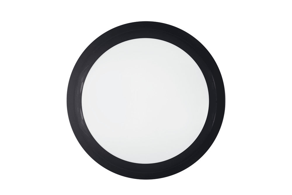 TOUGH SHELL PRO BULKHEAD 325MM DIA IP66 8/12/16W 3000/4000/6000K IK10 120 BEAM NON-DIMM BLACK 120LM/W - ILBHA075