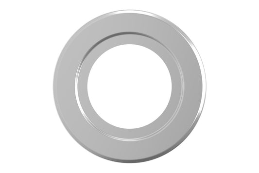 BEZEL EXTENDER RING FOR EVOFIRE MINI 43MM DOWNLIGHT 43-60MM CUTOUT 80MM DIAMETER - POLISHED CHROME - ILDLFR43D077
