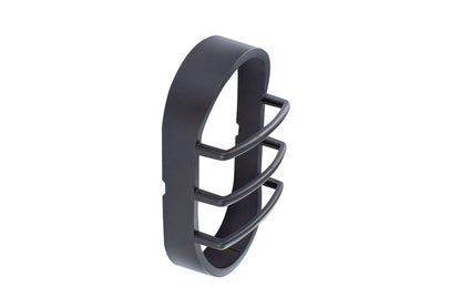 TOUGH SHELL COMPACT BULKHEAD 213X120MM BLACK OVAL LOUVRE ACCESSORY - ILBHPA008
