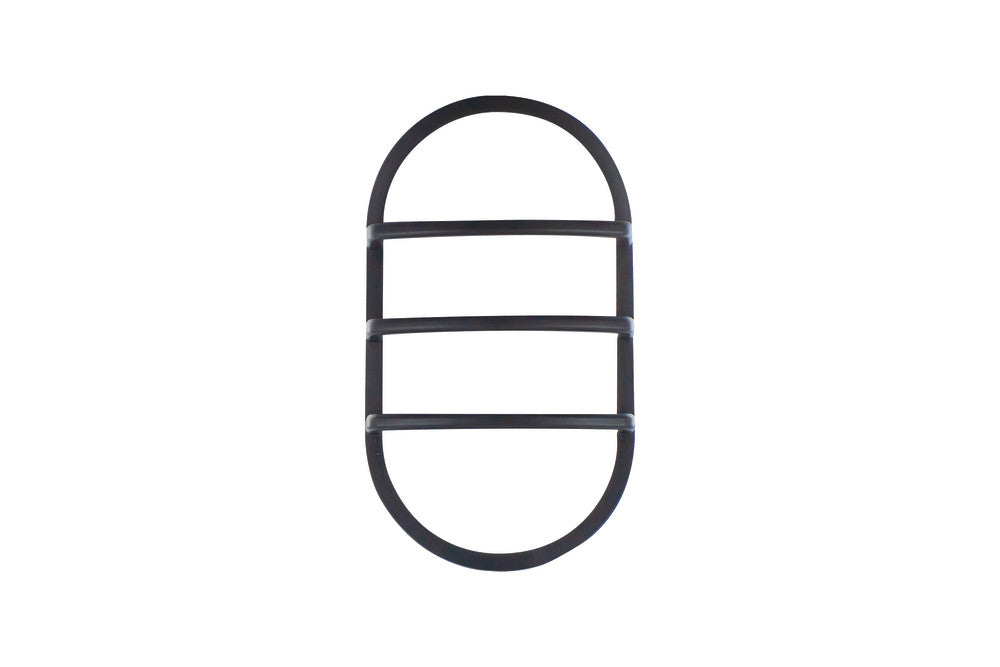 TOUGH SHELL COMPACT BULKHEAD 213X120MM BLACK OVAL LOUVRE ACCESSORY - ILBHPA008
