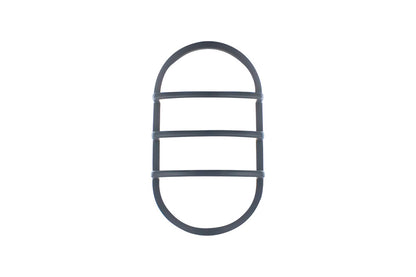 TOUGH SHELL COMPACT BULKHEAD 213X120MM ANTHRACITE GREY OVAL LOUVRE ACCESSORY - ILBHPA018