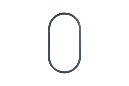 TOUGH SHELL COMPACT BULKHEAD 213X120MM DIA ANTHRACITE GREY OVAL BEZEL ACCESSORY - ILBHPA014